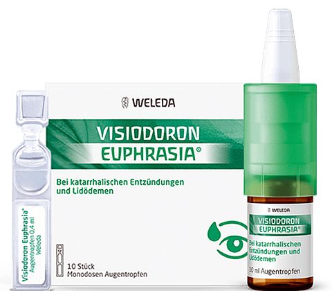 Visiodoron Euphrasia Augentropfen in Flasche und Monodosen
